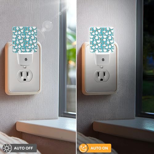 Image of LED Night Light Lamp with Smart Sensor Dusk to Dawn Sensor,Cartoon Funny Goose Night Light Daylight White,0.5W Plug-into Wall for Adults,Bedroom,Bathroom,Hallway,Kitchen