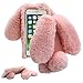 Produktbild CESTOR Plüsch Kaninchen Hülle für iPhone 6s,Häschen Ohren HandyHülle für iPhone 6,Niedlich Winter Warm Pelzig Weich Flauschige Faux Pelz Glitzer Diamant Schützend Stoßfest Silikon Hülle,Rosa