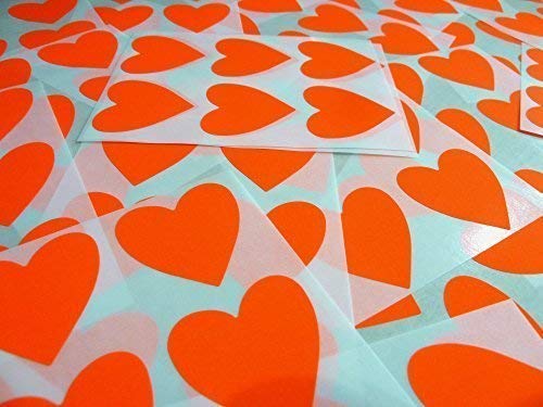 72 Bunte Herz-Aufkleber (3,8 Cm) – Perfekt Zum Basteln, Dekorieren & Für Karten