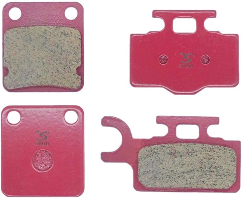S SYUU Ceramic Motorcycle Brake Pads Set - Front & Rear - High-Performance, Low Noise - Compatible with Kawasaki KX 65 KX65 (2000-2018) - Easy Installation FA302F FA054R