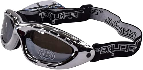 Miniatura 6 de Jettribe Gafas clásicas de marco flotante azul  Lente ventilada con tinte ahumado PWC Jetski Racing