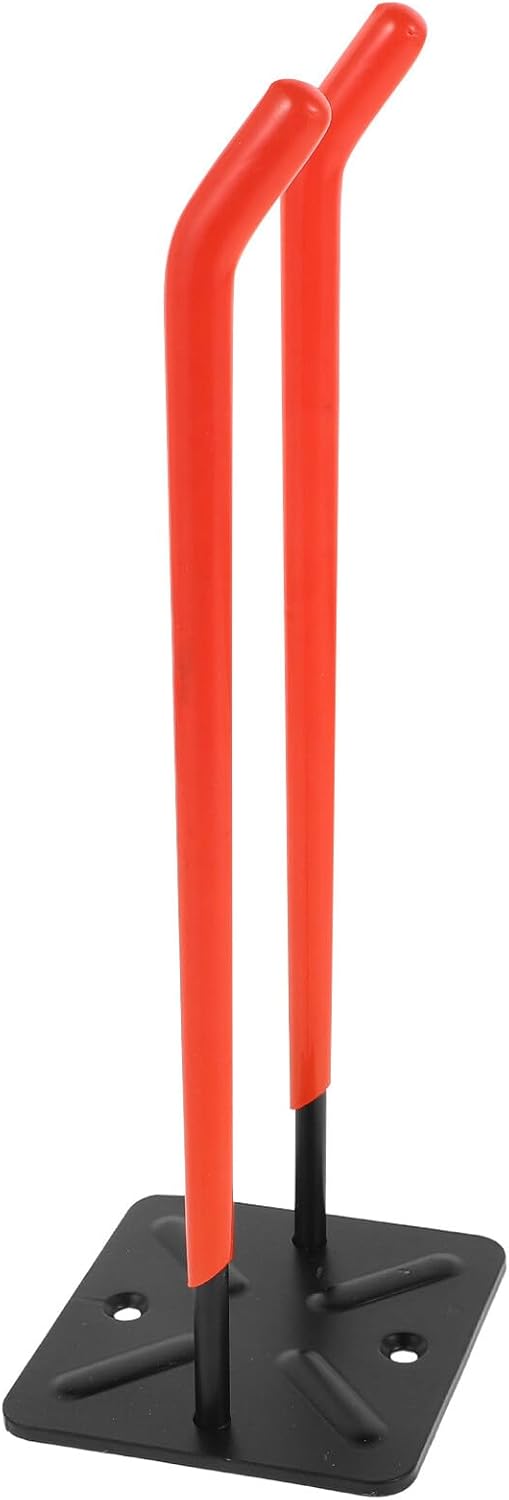 Heavy Duty Garage Wall Hooks for Tire Storage, Large Orange Steel Hooks 31.5cm X 10.5cm X 10cm, Utility Hangers for Tools and Garage Organization