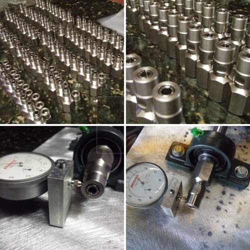 Drilax Flapper Adapter 5/8 Unc Thread With 1/4" Collet - Turns Angle Grinders Into Rotary Tools For Running Carbide Burrs And Flapper Wheels Made In Usa Compatible With Dewalt, Makita, Bosch, Metabo #TOP3