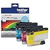 Brother LC4063PK – Paquete de 3 cartuchos de tinta cian, magenta y amarillo de rendimiento estándar