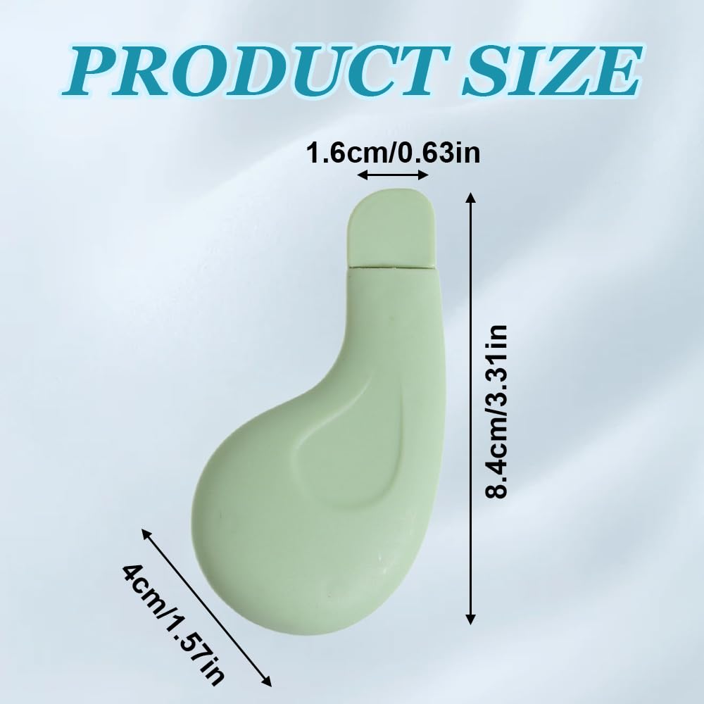 2PCS Nose Blackhead Remover Tool Portable Blackhead Scraper Deep Clean Skin Pore Spatula Face Clean Master for Women Men Black Head Shovel Facial Cleansing Tool - Image 2