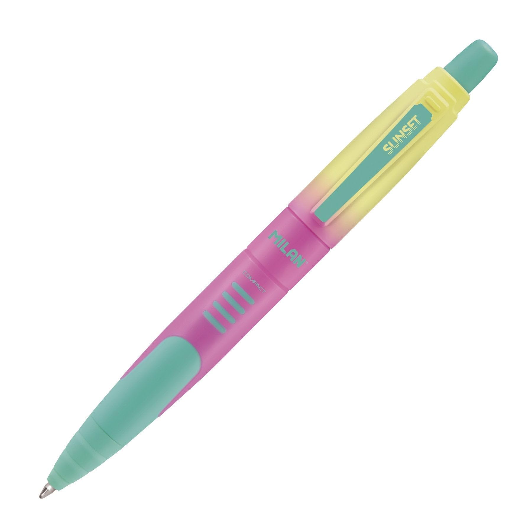 MILAN Caja expositora 20 bolígrafos COMPACT Sunset, tinta azul
