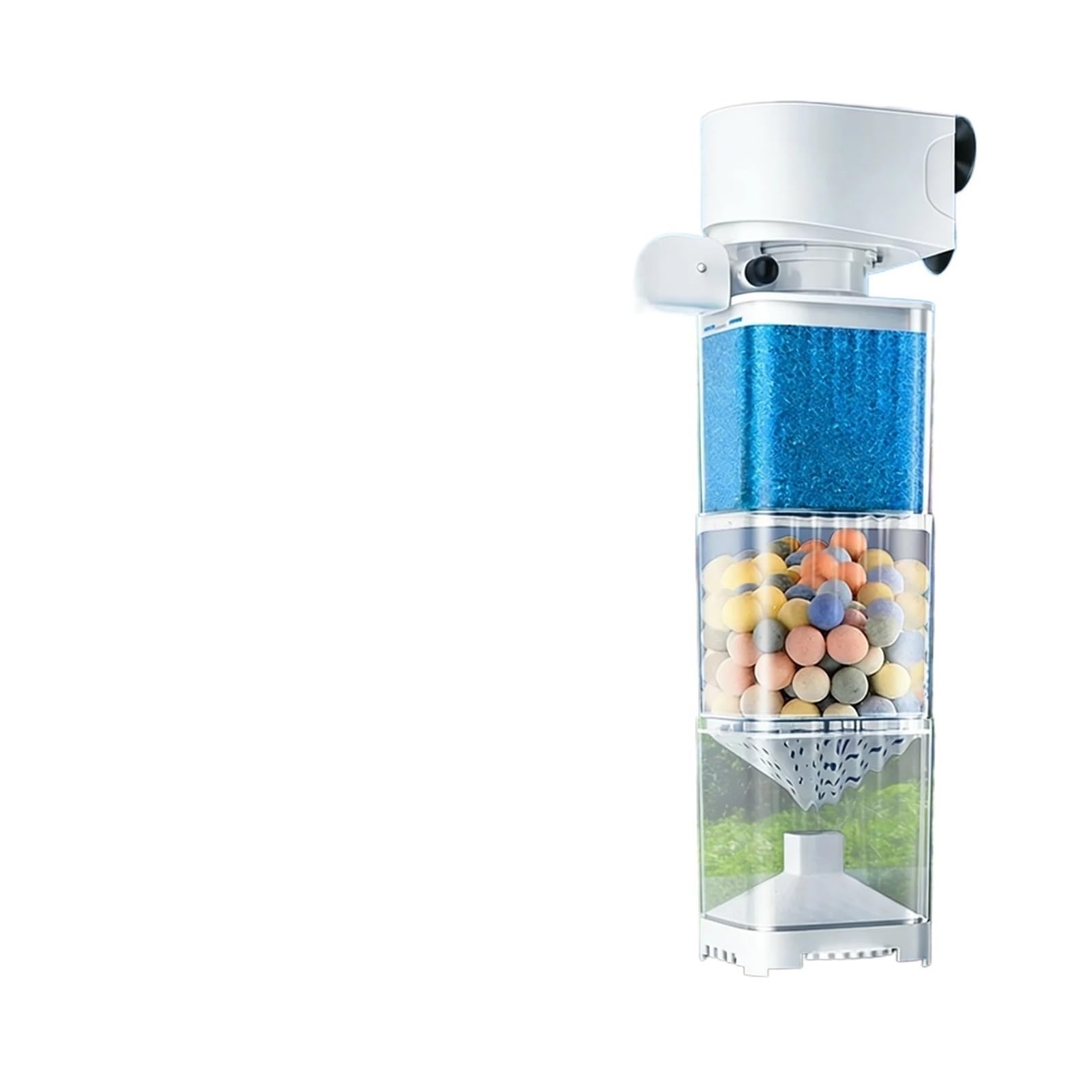 Aquarium-Innenfilter, 25 W, eingebauter Aquariumfilter, Sauerstoffgeber, Wellenmacher, Wasserreiniger, Zirkulationspumpe, WC-Sauggerät, Kunststoff, Aquarium-Ausrüstung