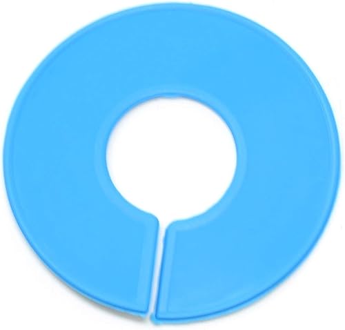 Miniatura 9 de Divisores redondos de plástico en blanco para estantes - Elige un colorelige una cantidad (blanco, 200)