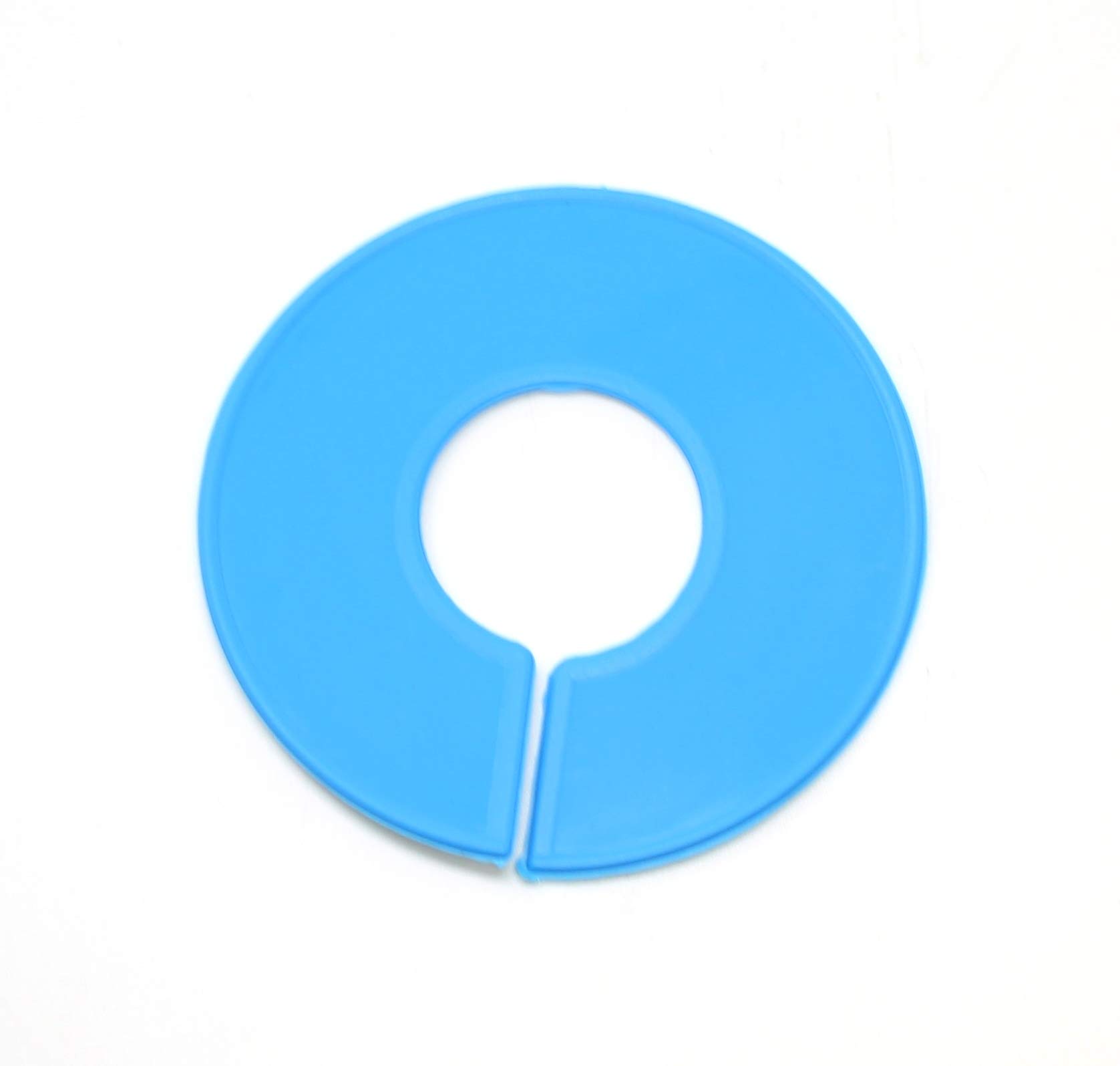 JSP Manufacturing Blue Round Plastic Blank Rack Size Dividers - Multi-Pack (100)