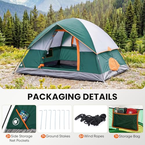 OLIXIS 4 Person Dome Tent