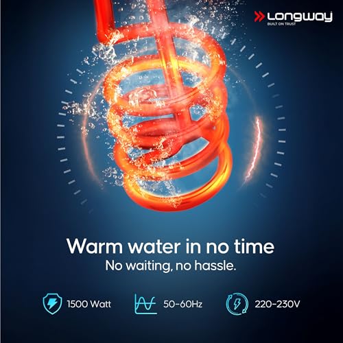 Longway LWIR01 1500W Blue Immersion Water Heater Rod - Image 4