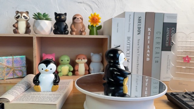 Estatua de Pingüino THRXOBN Decorativa para Escritorio miniatura 7