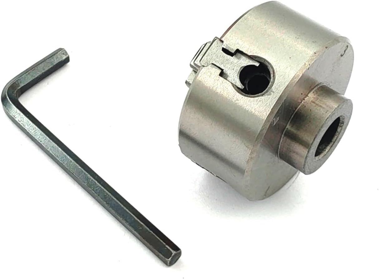 Mini tornos 65 mm 3 mordazas autocentrantes M14 x 1 portabrocas pequeño