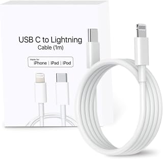 USB C Cable to Lightning-27W [Apple-MFi Certified] Fast Charger Cable Power Charging Cord Compatible with iPhone 14/13/12/... Price In India