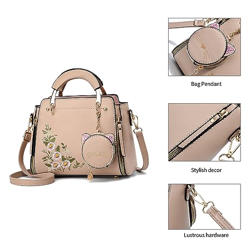 Image of Xiaoyu Fashion Purses and Handbags for Women Ladies Crossbody Bags Top Handle Satchel Shoulder Bags Small Totes