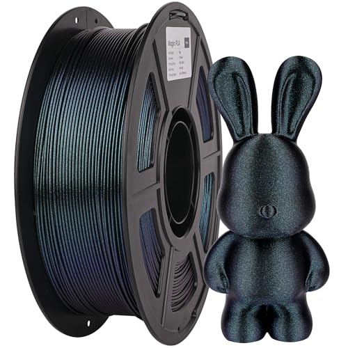 AceAddity Magic PLA 3D Printer Filament, Dimensional Accuracy /- 0.02 mm, 1 kg Spool, 1.75 mm (Blue)