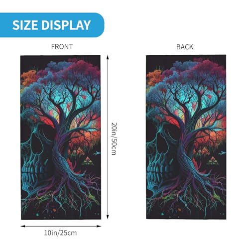 Skull Tree of Life Death Dark Vintage Cuello Pasamontañas Balaclava Bandana para Mujer y Hombre Mascara para Motociclismo Ciclismo Esquí Fiesta miniatura 3