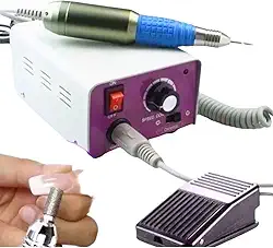 Motor Lixadeira de Unha Profissional Até 25.000 RPM | 110V, Velocidade Regulável, Bivolt Automático, Fabricado no Brasil, Envio Imediato