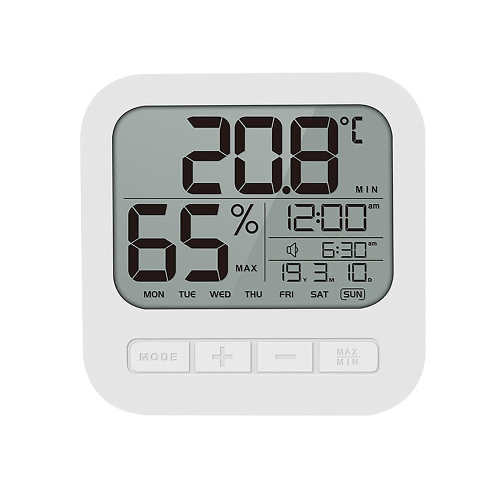 PNAWLLCF-65 Domowy termometr elektroniczny, uchwyt do pomiaru temperatury i wilgotności w pomieszczeniu wewnętrznym, ścienny