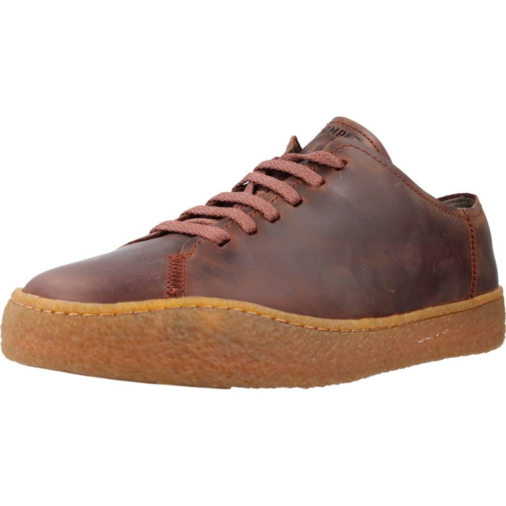 Camper Zapato Casual de Piel, con cordoneras y Suela de Goma - K100927-006
