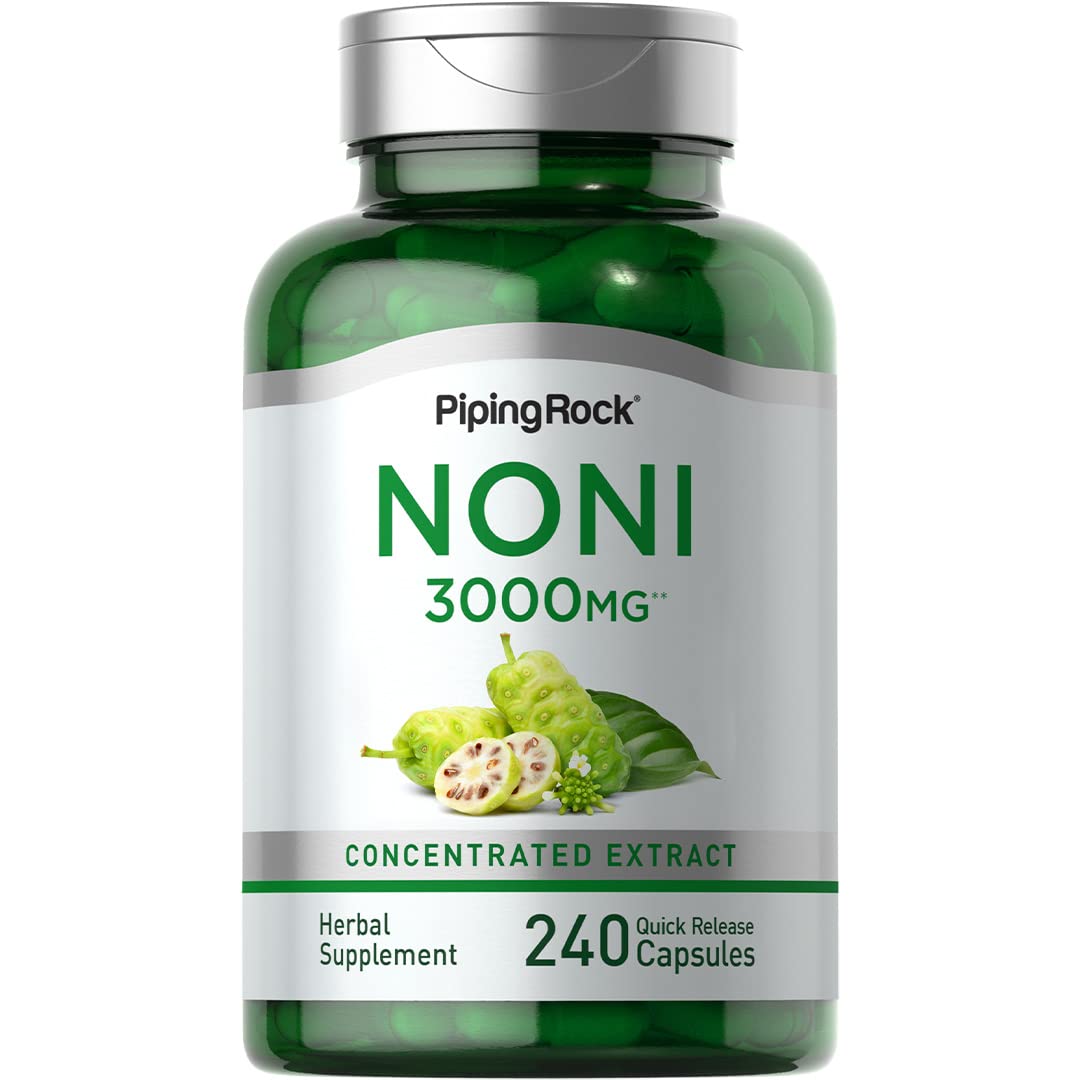 Buy Piping Rock Noni s 3000mg 240 Count Fruit Extract NonGMO