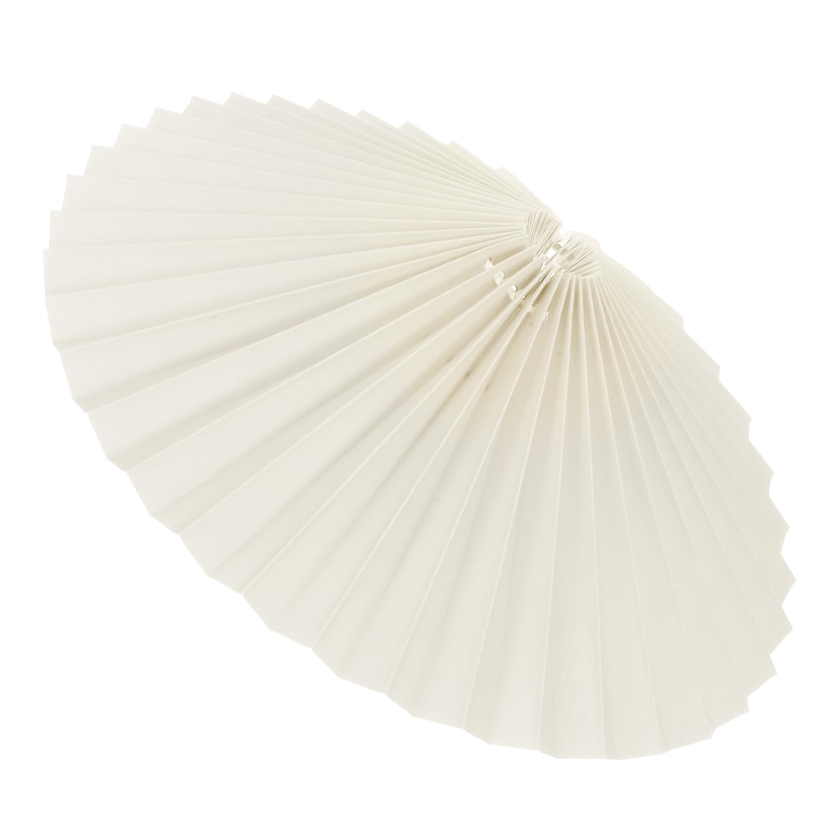 Homsfou Umbrella Lampshade in Beige Pleated Cloth with Iron Frame Ideal for Bedroom Hotel and Restaurant Use as Pendant or Table Lamp Accessory 12×6 Inches
