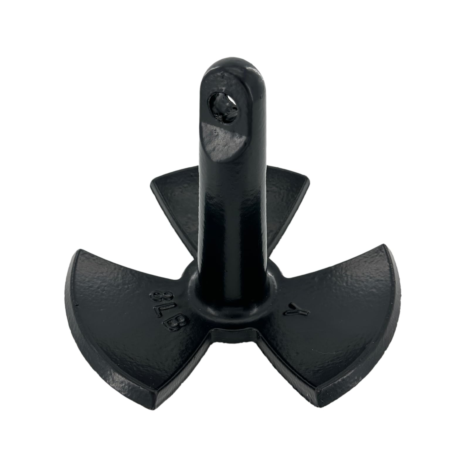 XIALUO Marine River Anchor Kit 8 lb Black PE Coated Kayak Anchor Accessories with 30 ft Rope for Fishing Kayaks, Canoe, Jet Ski, SUP Paddle Board and Small Boats