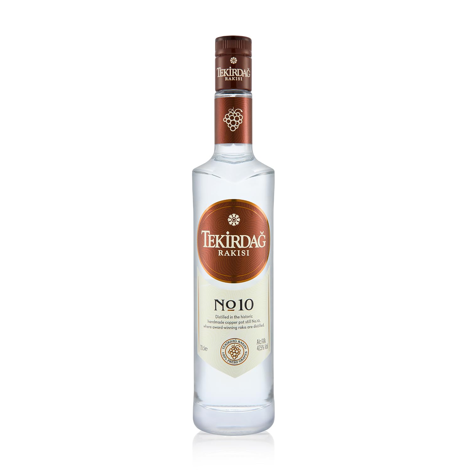 Tekirdağ Rakı No10 70cl, Turkish Aniseed Spirit, 47% ABV