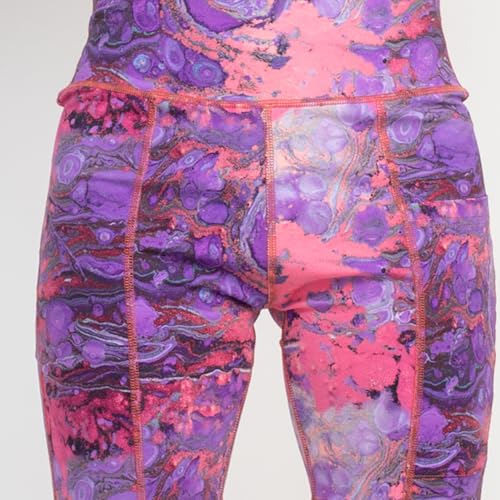 Lakhays Psychadelic Marble Bike Shorts miniatura 4
