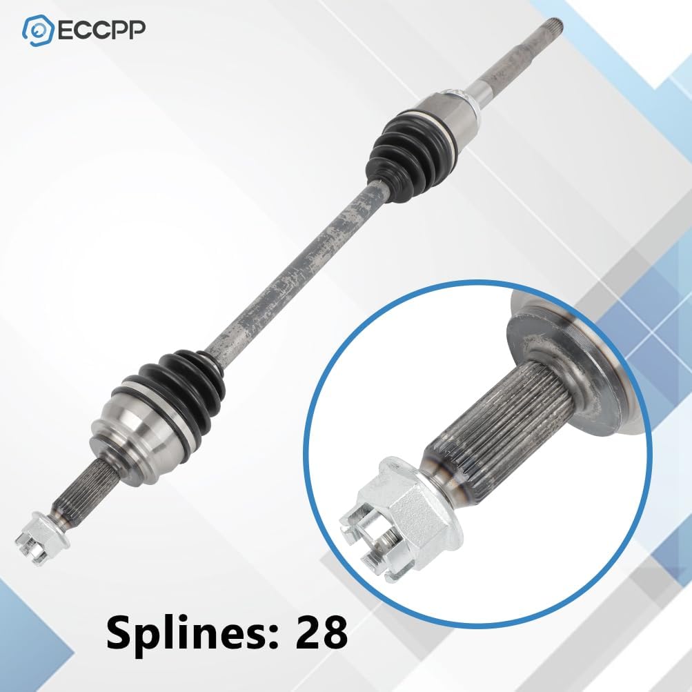 ECCPP CV Axle Shaft Assembly fit for 2007-2017 for Dodge Caliber for Jeep Compass for Jeep Patriot 2.4L Front right 66-3514 60-3514 CH-8113 CH-8332 CH-9530 4WD