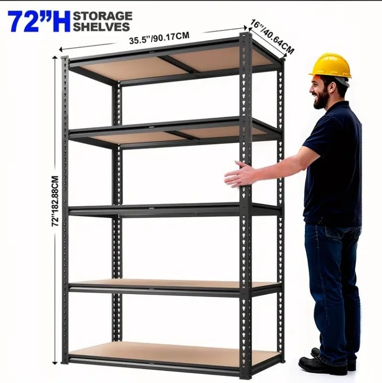 Amazon.com: ZEUKMXOO 5 Tier Storage Shelves, Adjustable