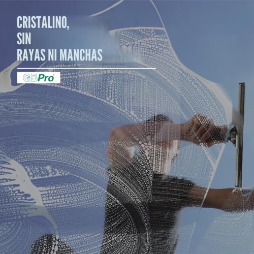 Miniatura 6 de Gbpro - Limpiaparabrisas Profesional De Acero Inoxidable 45 Cm Con Cuchilla De Goma - Equipo De Limpieza De Ventanas