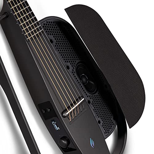 Image of Enya NEXG Basic Acoustic-Electric Carbon Fiber Audio Guitar Smart Acustica Guitarra for Adults with Preamp, Strap, Usb Charging Cable and Gig Bag(Black)