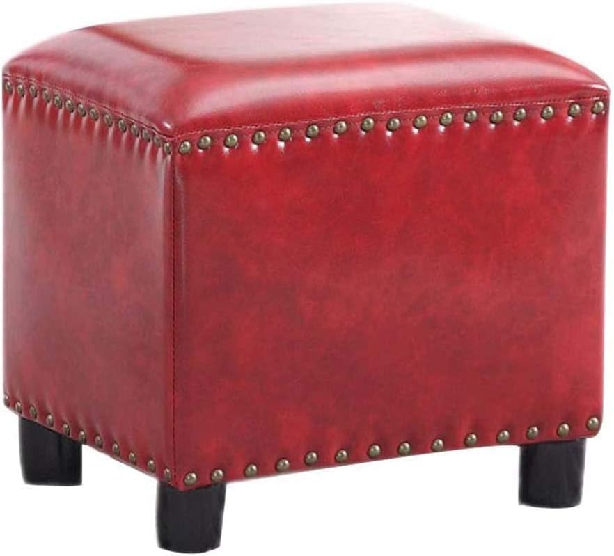Pouf repose-pieds rembourré pour salon et petit espace cosy