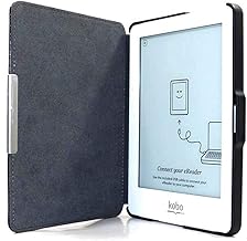 BAQI Protective Case for eBook Reader Slim Magnetic Folio Hard Leather Protective Case for KOBO GLO