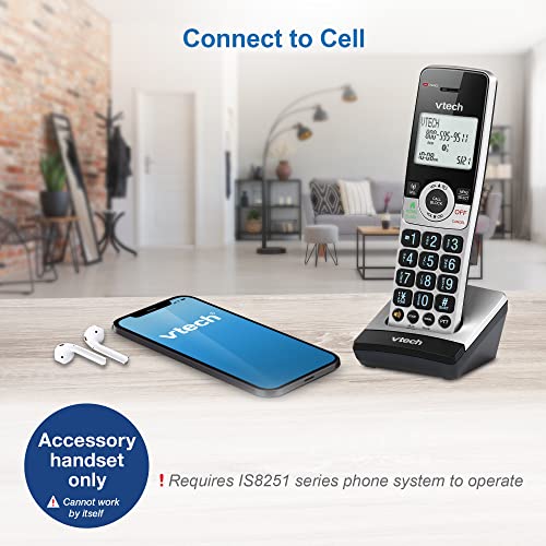 Image of VTech IS8201 Additional Handset for IS8251 Business Grade Cordless Phone Series, Perfect for Home Office, Smart Call Blocking, Answering System, Bluetooth Connect to Cell
