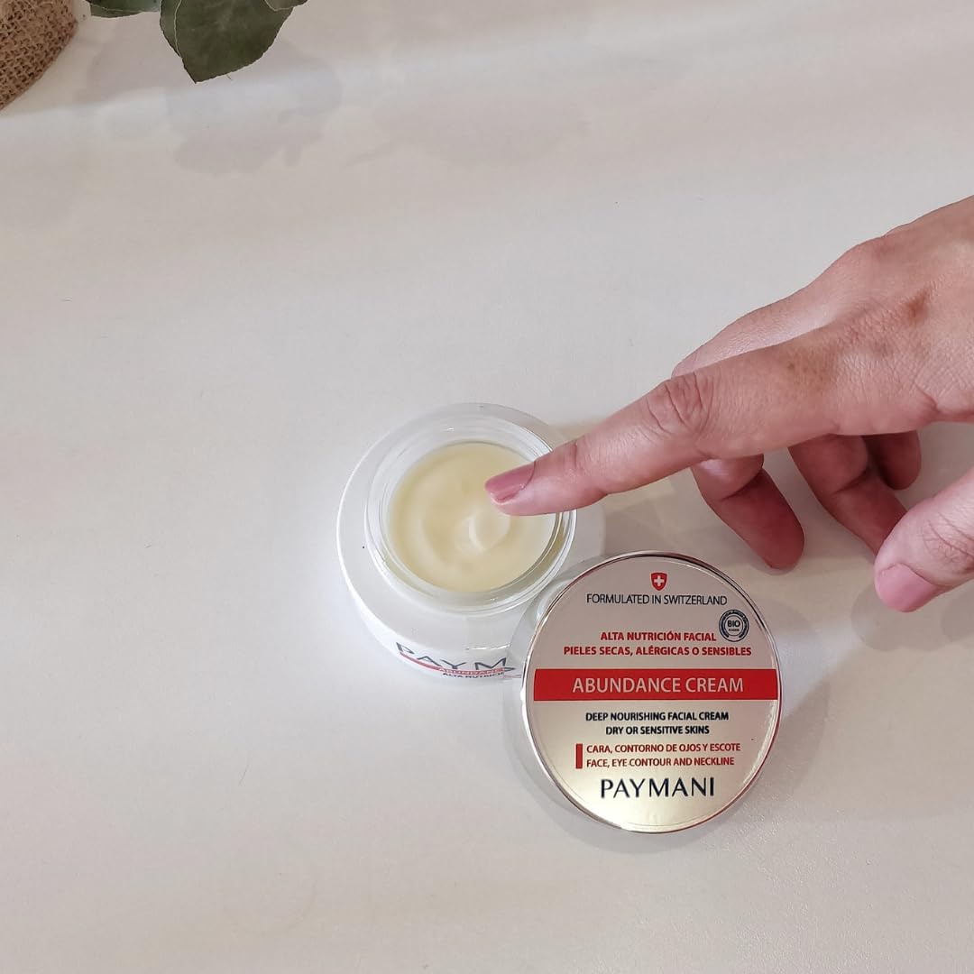 Abundance Cream – Crema nutritiva facial Natural Bio. Regeneradora y fortalecedora de pieles secas, frágiles, sensibles y finas (50 ml (Paquete de 1))