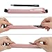 Meko Stylus Pen Case Holder Sleeves for Apple Pencil(1st and 2nd Gen), Premium Genuine Leather Case Pouch Built-in Elastic Band for Stylus Pens - Rose Gold¡­