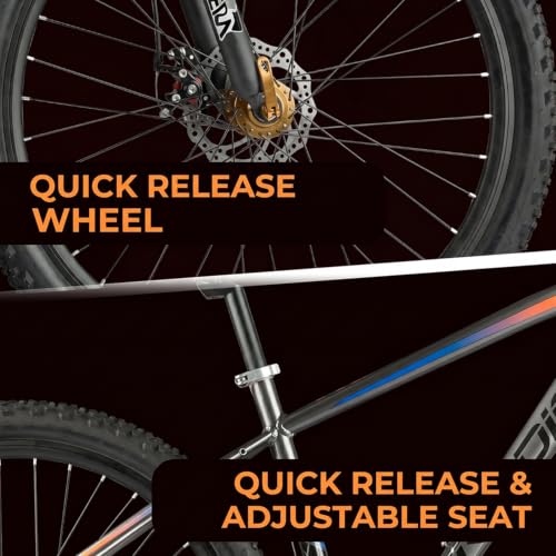 Image of CRADIAC - XC 900 GEN 4 | 24 Gear Cycle for Boys | 27.5 INCH Alloy Cycle for Men | 24 Speed Mountain Bike with Aluminium Frame, Disc Brakes & Zoom Lockout Suspension | Hydraulic Disc Brakes