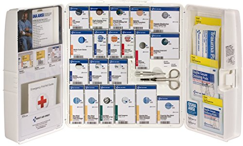 First Aid Only 90660 Large Plastic SmartCompliance Food Service First Aid Cabinet without Medications