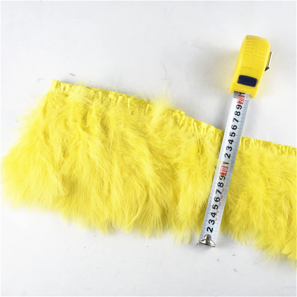 10Meters Fluffy Marabou Feather Trim Marabou Piume Per Artigianato Larghezza Nastro 6-20,3 cm Turchia Piuma Frangia Fai da te Decorazione di Nozze