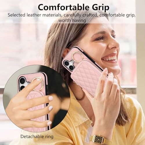 Coque iPhone 17 Asuwish XKZHAXLLB rose protection élégante - 5