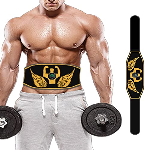 Preisvergleich Produktbild EMS Trainingsgerät, Bauchtrainer Elektrisch, Bauchmuskeltrainer, Bauchmuskeltrainer mit EMS-Technologie, Effektiver Bauchmuskel-Gürtel für Männer und Frauenlstimulator Frauen
