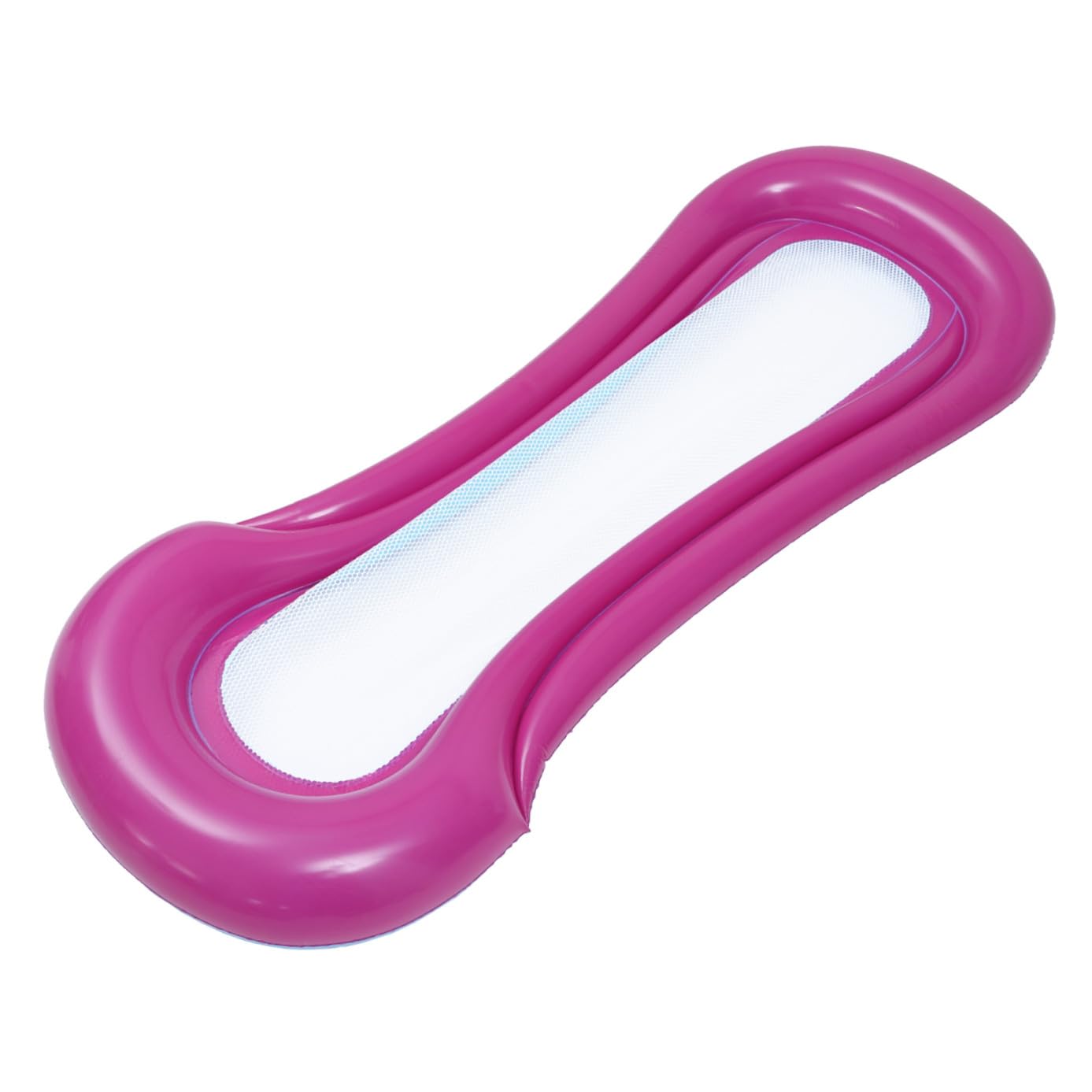 BESTonZON Materassino Galleggiante Portatile Per Piscina Materassino Gonfiabile Pieghevole Rosso Per