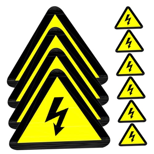 Autocollants d'avertissement électriques auto-adhésifs Healvian pour balisage de danger