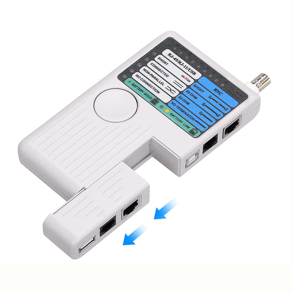 Generic Remote RJ11 RJ45 USB BNC LAN Network Phone Cable Tester Meter (B06XHRMR3W) Amazon Price History, Amazon Price Tracker