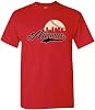 Xtreme Apparrel Cityscape Skyline Men's T-Shirt for Baseball Fans