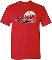 Vista 20 de Xtreme Apparrel Cityscape Skyline - Camiseta para hombre para fanáticos del béisbol