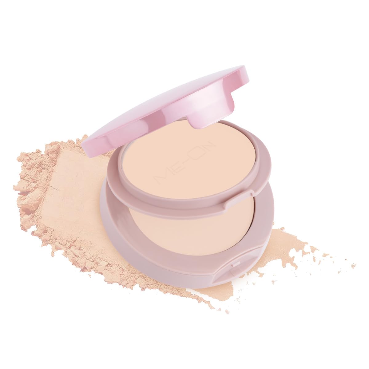ME-ON Oil Control Compact Powder for Women I Matte & Shimmer Finish I Blur Pores I Radiant and Natural Finish | Lightweight | With Puff Applicator (02-Marble, 20 gm)-picture-41