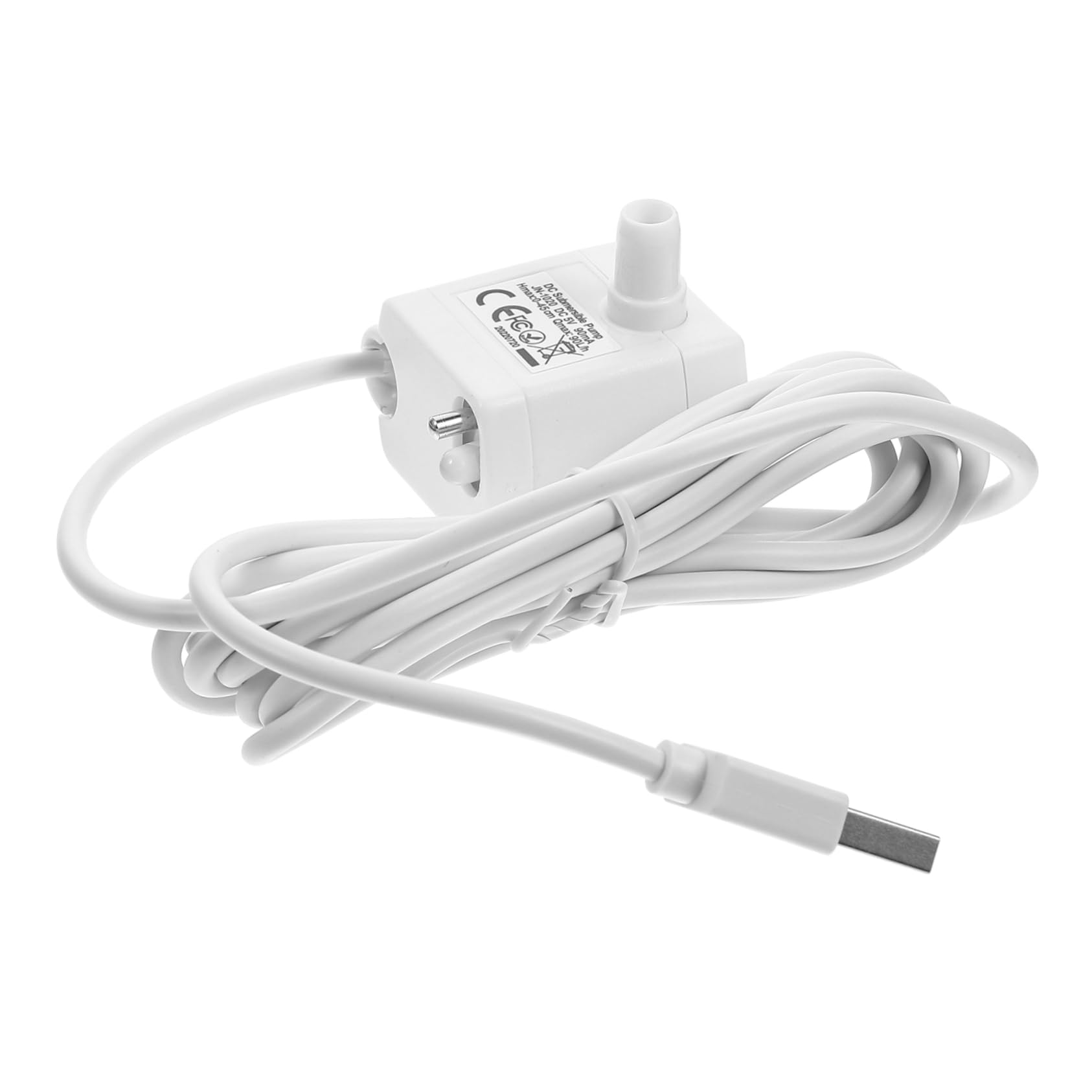 Katzenwassernapfpumpe mit Licht 5v1a, Weiße Abs Dc Pumpe